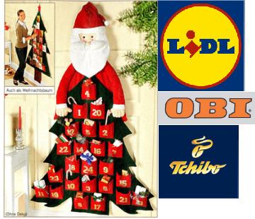Lidl, Obi, Tchibo