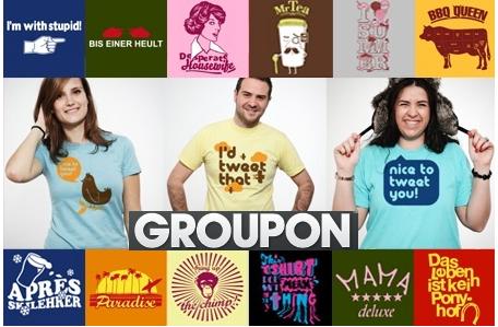 Groupon - Gutschein für OnlineShop Shirtcity
