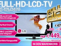 LG TFT LCD-Fernseher T-Online Angebot des Tages