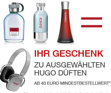 Hugo Boss Kopfhörer Gratis-Proben Douglas