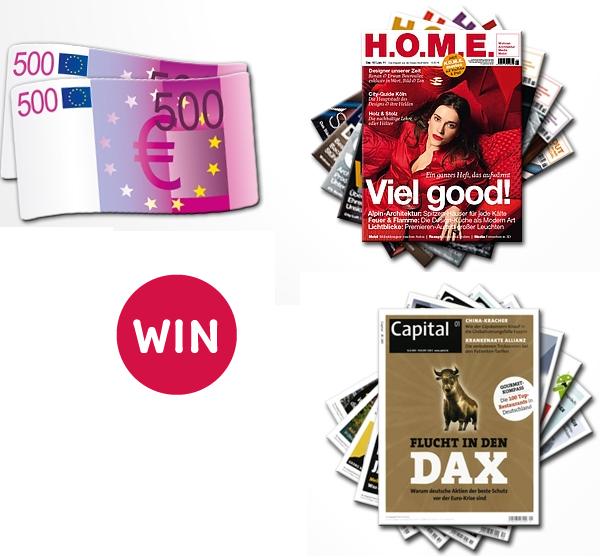 allmaxx.de Semester-Start-Geld Jahresabos Capital und H.O.M.E.