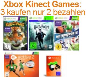 Amazon kinect-wochen 3 kaufen 2 bezahlen