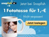 Snapfish - Fototasse nur 1€