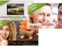 DailyDeal: MyChoc, Leinwanddruck oder freenetSingles-Mitgliedschaft