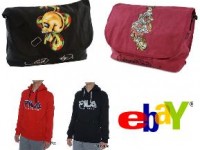 Ebay FilaPullover und Ed Hardy Tasche