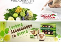 Oster-Gutscheine: 5€ von Blume2000 und 15% auf Süßes von Chocolissimo