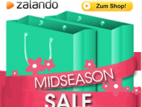 Zalando: Mid Season Sale + Gutscheine für Neu- und Bestandskunden