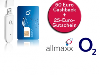 allmaxx.de: Immer noch O2-Surfsticks mit Cashback, Prämien und Co. – ihr spart 75€!!!