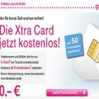 Kostenlose Xtra Card von T-Mobile