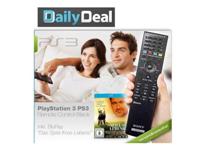 DailyDeal: PS3 Fernbedienung “Remote Control Black” + Blu-ray “Das Spiel Ihres Lebens” für 29,95€