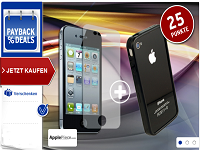 Handy Displayschutzfolien & Bumper fürs iPhone 4 für 14,99 Euro statt 44,98 Euro