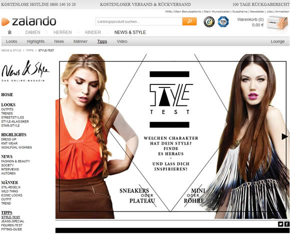 Zalando-Styletest