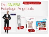 Feiertags Rabatt bei Galeria-Kaufhof: Schmuck, Uhren, Anzüge, Shirts