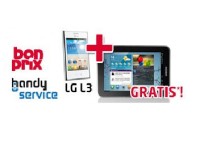 Bon Prix: Gratis Samsung Galaxy Tab und LG Optimus L3 für 1 Euro