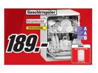 Media Markt – Exquisit GSP 9013E Stand-Geschirrspüler nur 189 €!