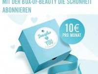 Douglas: Jeden Monat ein neues Produkt + Proben in der Box-of-Beauty für 10€