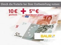 baur.de: 10 € Gutschein + Gratis-Versand für Neukunden
