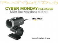 Amazon Cyber Monday Reloaded 12.11.11: Microsoft LifeCam Cinema mit zusätzlich 30 % Cashback für Studenten
