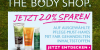The Body Shop: 20% auf ausgewählte Bestseller