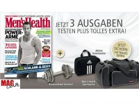 MagClub: 3 Ausgaben Men’s Health inklusive Extra (z.B. Adidas Kulturtasche) 13,90 €