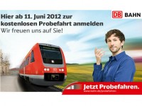 Bahn: Kostenlose Probefahrt auf ausgewählten Strecken ab 11.6.