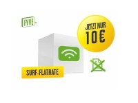 FYVE: Surfflatrate mit 500 MB Datenvolumen zubuchbar für 10 Euro