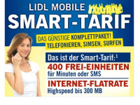 Lidl Mobile Smart-Tarif für extrem günstige 9,95 Euro pro Monat