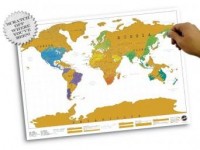 Design3000.de: Weltkarte zum Freirubbeln für Weltenbummler