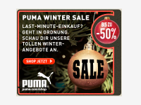 Winter Sale im Puma Online Shop bietet bis zu 50 Prozent Rabatt