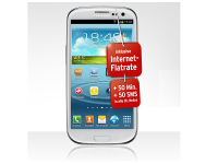 Samsung Galaxy S3 mit Internet Flat + Freiminuten + SMS im Tchibo mobil Tarif