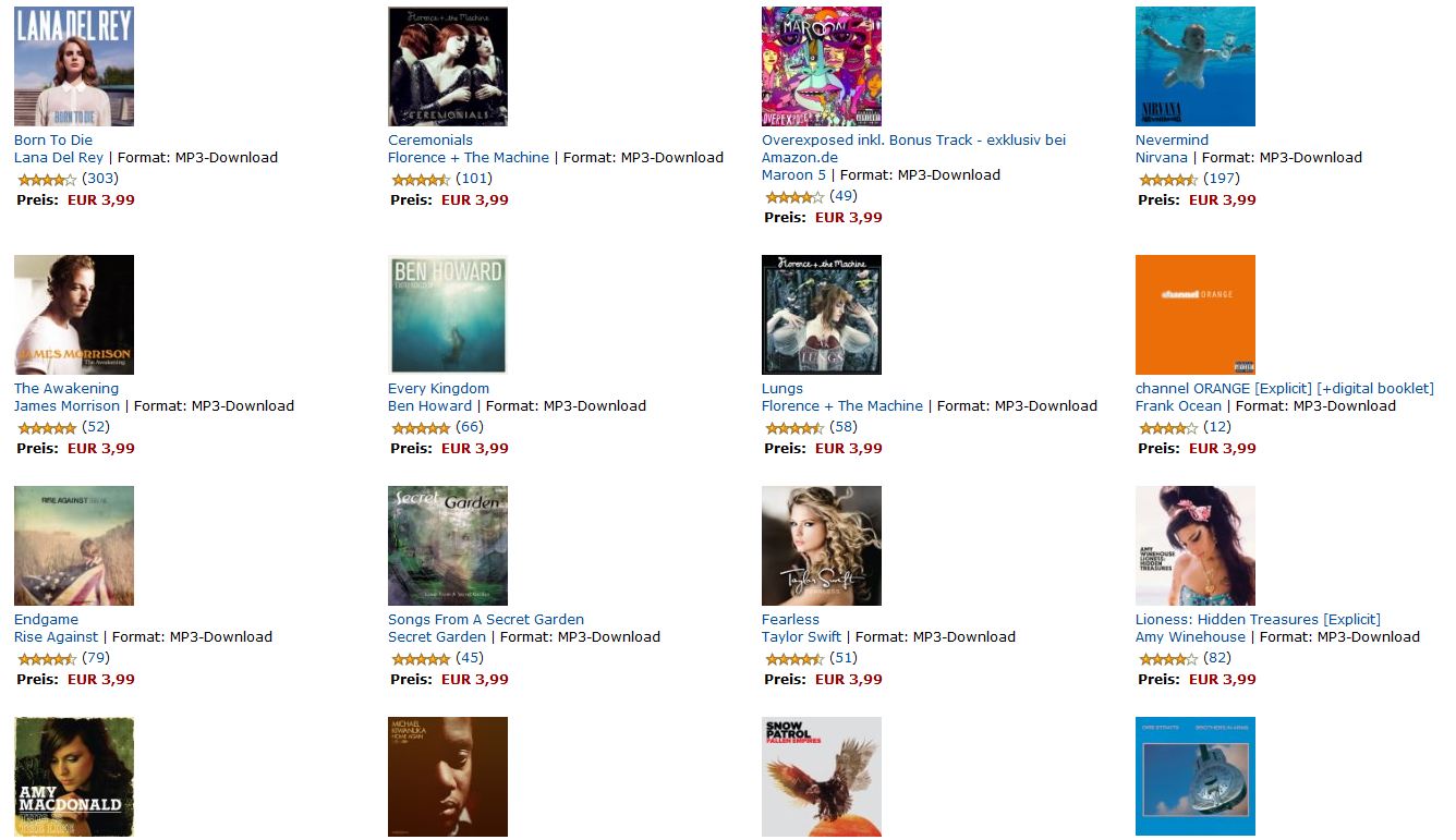Welche Hörbücher Gibt Es Bei Amazon Music Musik-Aktion bei Amazon: Über 1.000 MP3-Alben für nur 3,99 Euro