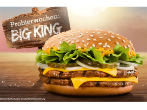 Big King für 1,99 Euro – Burger King Probierwochen April/Mai 2013
