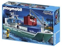 OTTO: Frachtschiff mit Verladekran von Playmobil im Deal des Tages