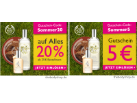 The Body Shop Gutschein Rabatte im Juni, Juli + August 2013
