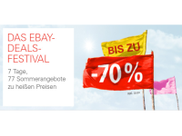 ebay-Deals-Festival bis 12. Juni 2013: Bis zu 70 Prozent Rabatt auf 77 Sommerangebote