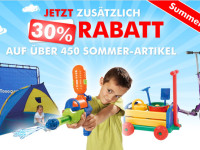 Zusätzlich 30 Prozent Rabatt: Summer-Sale auf MyToys.de