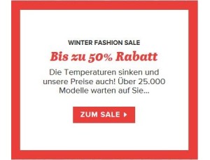 Winter-Fashion-Sale bei sarenza.de: Bis zu 50 Prozent Rabatt