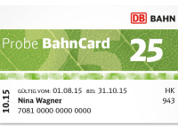 DB: Probe BahnCard 25 für nur 19 Euro plus 25% Rabatt bei Thalia
