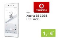 Das Sony Xperia Z5 32GB LTE für nur 1 Euro mit dem Vodafone Smart L Young Tarif