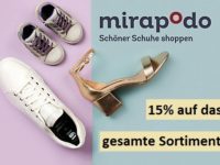 Der mirapodo Neukundenrabatt – 15% auf alle Schuhe im Sortiment!