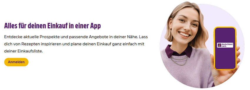 bei der Deutschlandcard anmelden