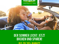 Bis zu 20% Europcar Rabatt auf Mietwagen