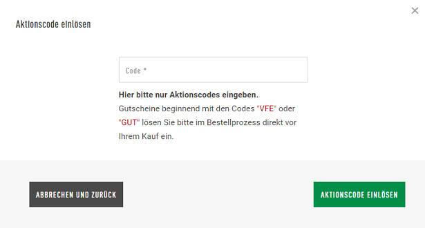 Golf House Gutschein einlösen