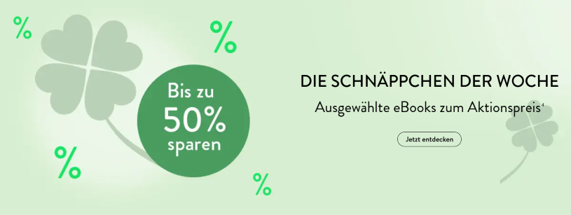 Hugendubel ebook Deal der Woche und Preishits