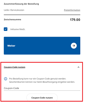 IKEA Coupon Code einlösen