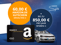 KFZ-Versicherung wechseln und 60€ Amazon Gutschein abstauben