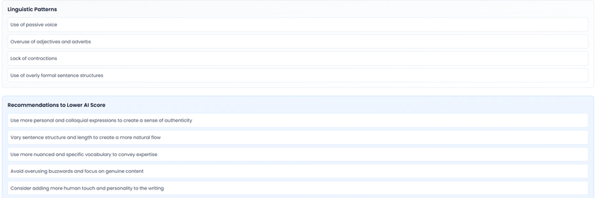 TruthScan Textanalyse Tipps