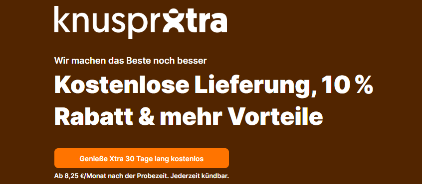 Knuspr Gutscheine mit Xtra Probierabo