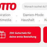 20 Euro Otto Neukundengutschein – endlich wieder da!