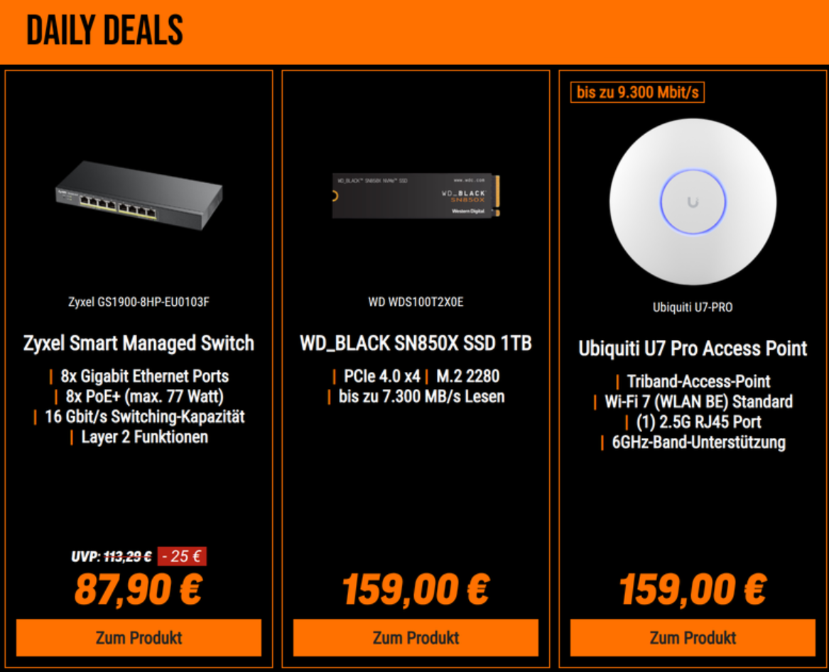 notebooksbilliger Rabatt Daily Black Deals